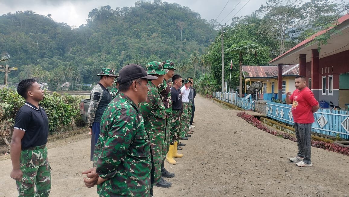 Pelaksanaan Apel Pagi Memastikan Kesiapan TMMD di Bontocani