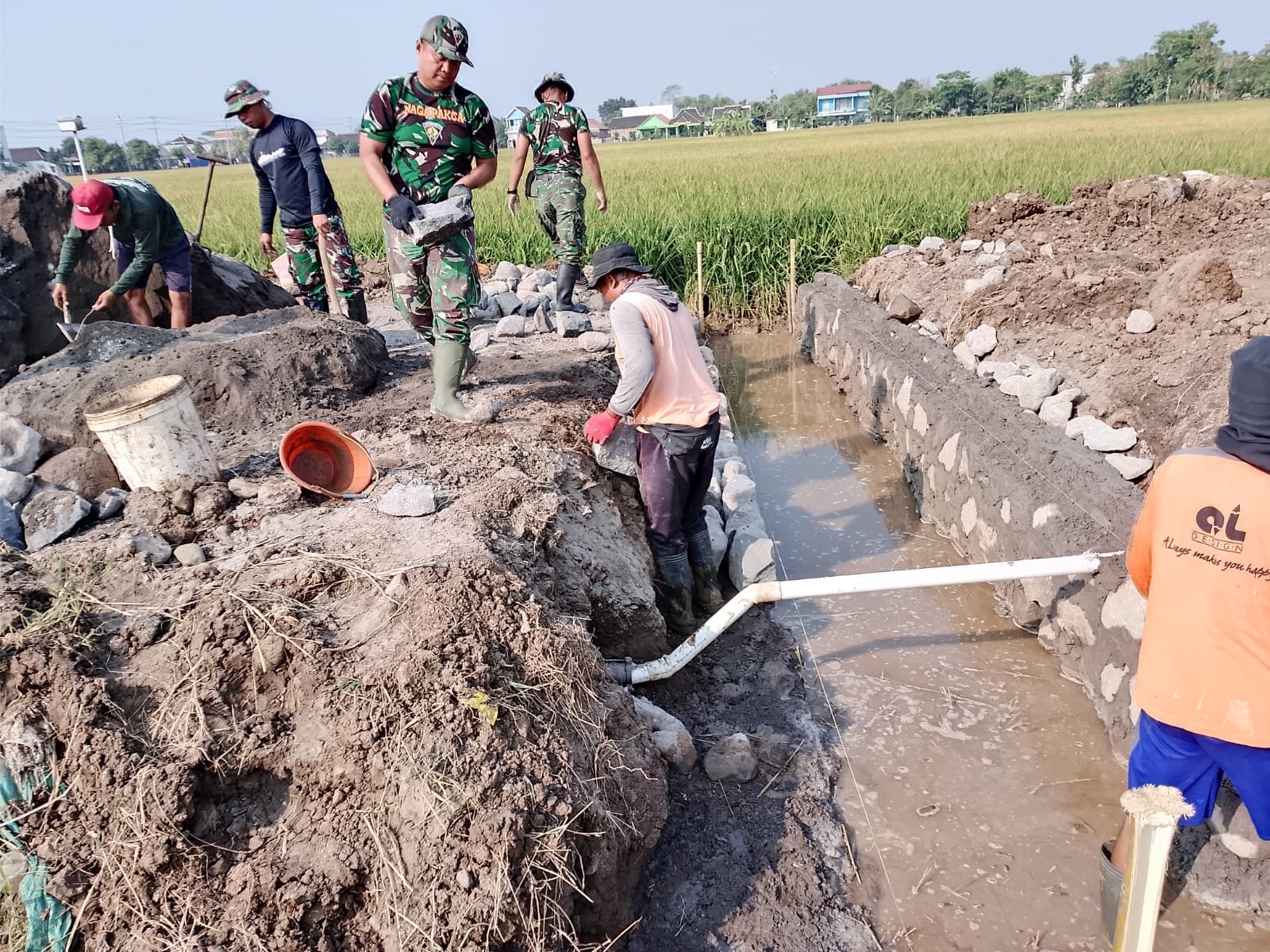 Warga Optimistis Saluran Baru Tingkatkan Kenyamanan Aktivitas