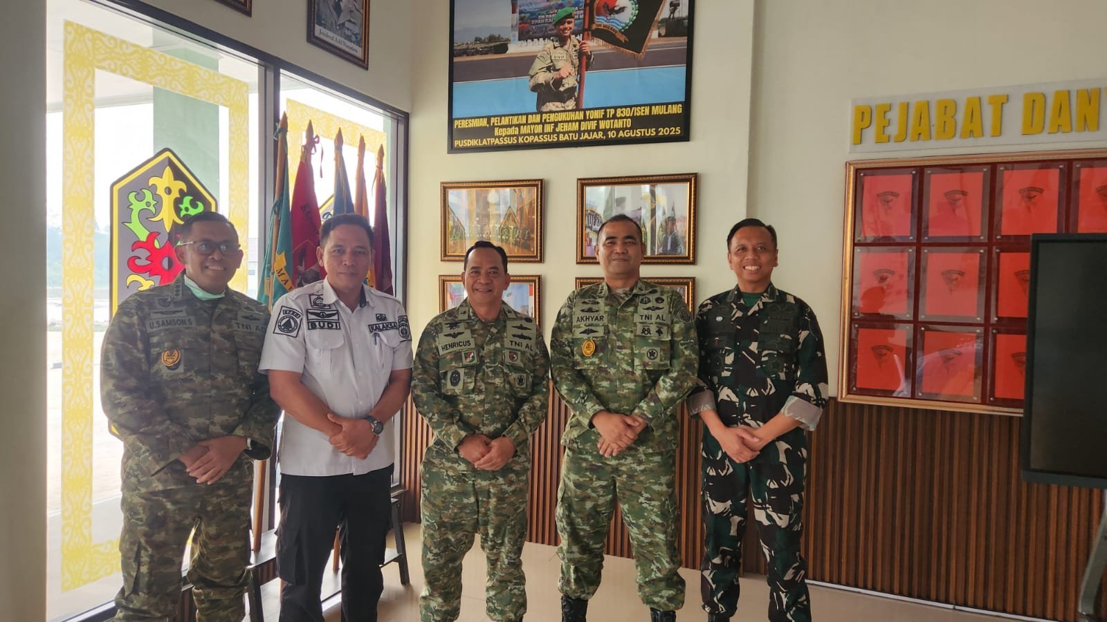 Upaya Anti-Karhutla, Sesko TNI Kalteng Diskusi dengan BPBD Palangka Raya