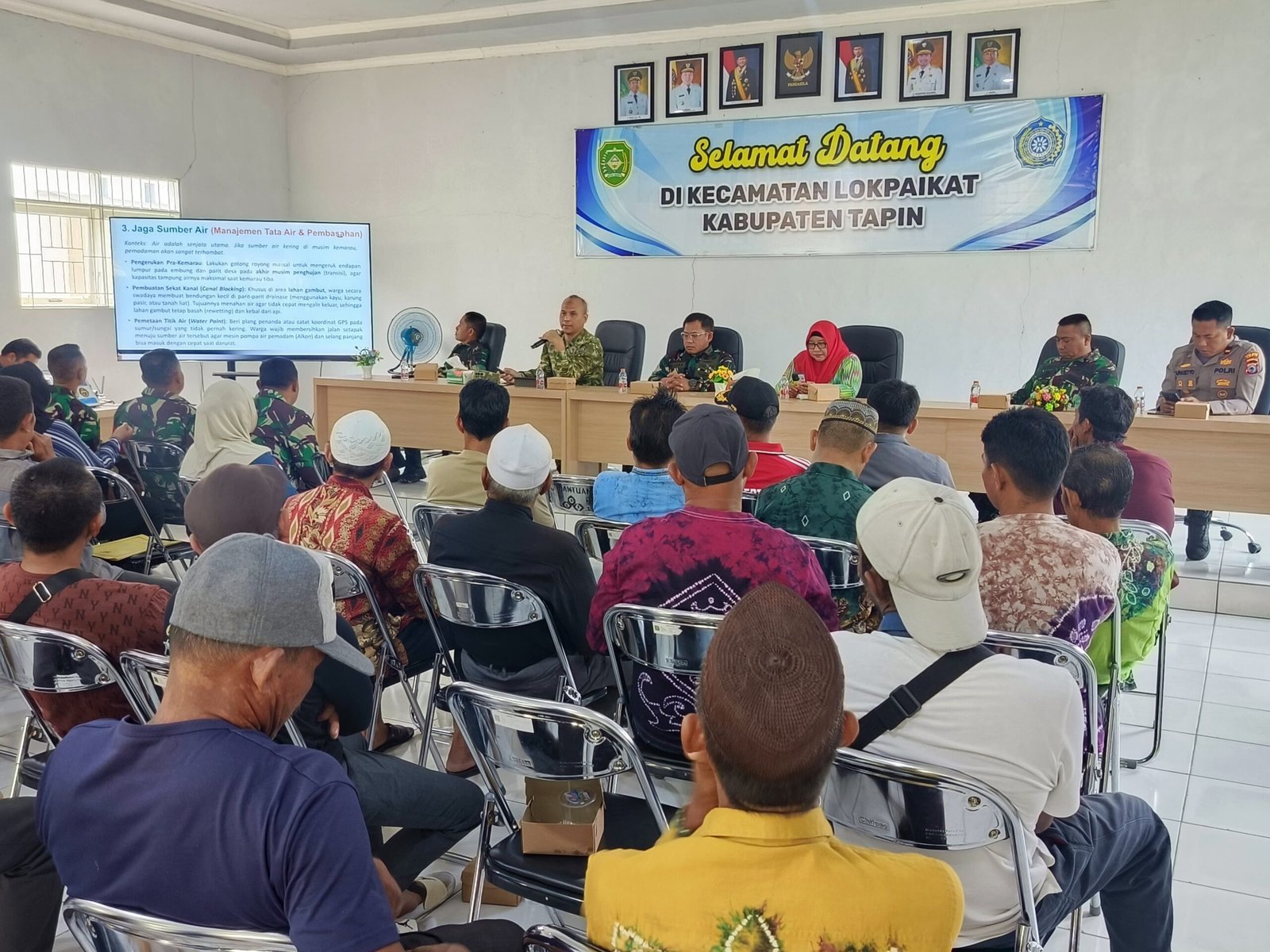 Mabes TNI Beri Pelatihan Deteksi Dini Karhutla kepada Warga Tapin